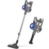 CLEANmaxx AeroTec 400 - Aspirapolvere a batteria 2 in 1, senza sacchetto, con potente motore da 400 Watt, durata della batteria di 35 minuti, con filtro EPA-11 e supporto da parete