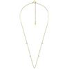 Fossil Collana da donna in ottone con chiusura a moschettone
