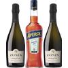 Kit Aperol Spritz Bundle Aperitivo: 1 Aperol 1L + 2 Spumante Prosecco Zonin 75cl