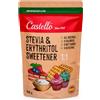 Castello since 1907 Dolcificante Stevia + Eritritolo 1:1 850 g | 1g = 1g zucchero | Sostituto dello Zucchero - 0 calorie - 0 Indice Glicemico - Keto e Paleo - 0 Carboidrati