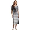 Gant Reg Striped SS Polo Dress Vestito Donna