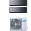 Climatizzatore Dual HISENSE 12+12 Energy PRO X NERO WI FI INTEGRATO A++A+ 2AMW42U4RGC LINEA 2026