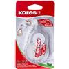 Kores - Refill: Correttore a Nastro Ricaricabile per Studenti e Adulti, Bianchetto Asciutto che non si Stacca con Forma Ergonomica, 10m x 4,2mm, Confezione da 1