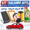 Kit tagliando per Audi TDI - 4 filtri + olio Castrol EDGE 5W-30 5 L