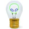 Legami - Lampada da Tavolo a forma di Lampadina, Ricaricabile con Cavo USB, Senza Fili, Bulb Fiction, Tema Alien, 6.8 x 10.3 cm
