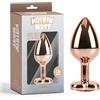 CHISA NOVELTIES Plug Anale Heart Rose Gold Ø 3,3 cm