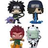 Funko Pop Lotto Bundle Di 4 Naruto Shippuden - Might Guy, Madara Uchiha E Altro