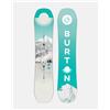 Burton Tavola Snowboard Burton Feelgood Smalls Camber bianca verde turchese per bambini - 135