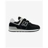 New Balance Scarpe New Balance 574 Core Hook & Loop nero grigio bambini - 33.5