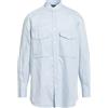 EMPORIO ARMANI - Camicia regular fit - Celeste