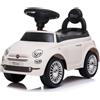 Sun Baby Girello cavalcabile Fiat 500 Gelato bianco