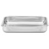 Roccobimbo Teglia da forno in acciaio inox 18-10 Antiaderente 40x28x6,5 cm Lasagnera di Roccobimbo