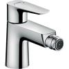 Hansgrohe Rubinetto Miscelatore monoforo per bidet Hansgrohe serie TALIS E art. 71720000 con scarico automatico cromato