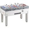 Garlando Maracanà White - Calcio Balilla Biliardino Professionale da Bar con Gettoniera e Aste Uscenti Ø16 mm