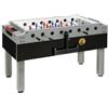 Garlando Olympic Silver - Calcio Balilla Biliardino Professionale da Bar con Vetro Superiore Gettoniera Aste Rientranti