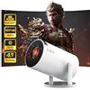 Xgody Mini proiettore [2025 Upgraded & Android 11.0] Native 720P HD, supporta 4K 1080P, Xgody Gimbal 3 nuovo proiettore portatile 12000 lumen, WiFi 6, Bluetooth, Auto Keystone, videoproiettore per home