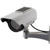 Otio - Telecamera Solare Fittizia con LED Lampeggiante - Bianco - Effetto Dissuasif - Pannello Solare Autonomo - Fissaggio Murale Orientabile - Simulazione Realistica - Senza Cablaggio - 15 cm