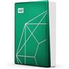 Western Digital WD 6TB My Passport Ultra, 20th Emerald Anniversary Edition, HDD Portatile, USB-C, USB 3.2 Gen 1/USB 3.0, Protezion con password, Software per la gestion e il backup, Formatto per Windows, Verde