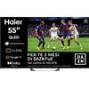 Haier Smart TV 55 QLED 4K UHD S81 Series Google TV Gaming 120Hz Dolby Audio