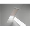 VELUX Tenda oscurante VELUX tinta unita beige sabbia, azionamento manuale, telaio bianco DKL F06 4556SWL