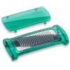 Genius Computer Technology Genius Nicer Dicer Fusion - Inserto per grattugiatura fine con coperchio protettivo - Grattugia da cucina per noce moscata - Grattugia verde; A33999
