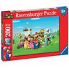 Ravensburger Spielverlag Puzzle Super Mario XXL, 200 pezzi, Aventures de Super Mario, dagli 8 anni in su, Ravensburger