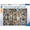 Ravensburger Spielverlag Puzzle per adulti, 5000 pezzi, Cappella Sistina Ravensburger, Architettura e monumenti, 153 x 101 cm
