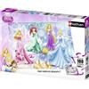 Nathan Puzzle, 100 pezzi, Principesse Disney, con scomparti per ordinare i pezzi, 36 x 26 cm, Nathan, dai 6 anni in su