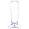 THE G-LAB Supporto per cuffie, THE G-LAB K-STAND RADO, RGB USB, bianco, compatibilità universale con cuffie da gioco
