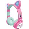 Lexibook Cuffie per bambini Barbie, Bluetooth 5.0, orecchie luminose, microfono integrato, con cavo/senza fili, LEXIBOOK