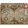 Educa Puzzle, EDUCA Orbis Terrarum, 1000 pezzi, 68 x 48 cm, tema viaggi e mappe