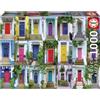 Educa Puzzle Educa Portes de Notting Hill, 1000 pezzi, tema architettura, 68 x 48 cm
