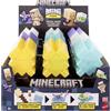 Mattel Mini-Têtes Modulables Minecraft, personaggio Minecraft con accessori e sabbia, modello casuale, 6+ anni