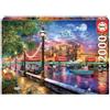 Educa Puzzle da 2000 pezzi Londra al tramonto Educa, Puzzle per adulti, 96 x 68 cm, Unisex, Prodotto in Spagna