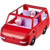 Hasbro Auto familiare Peppa Pig, cofanetto con veicolo e 2 figurine, può ospitare fino a 5 figurine, dai 3 anni in su