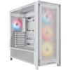 Corsair Case PC Corsair 5000D Airflow Mid-Tower, Radiatore fino a 420 mm, Sistema di case modulare FRAME, Bianco