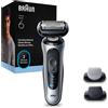 Braun, rasoio elettrico Serie 6, modello 62S-1650s, colore argento