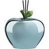EGAN - Diffusore di fragranze a forma di mela, colore blu chiaro lucido, dimensioni 15,5 x 16 cm