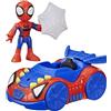Hasbro Veicolo Arachno-Bolide di Spidey, Figurina 7,5 cm, con accessorio, Spidey e i suoi amici straordinari, Giocattolo per bambini dai 3 anni in su