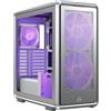 Cooler Master Case PC Mid Tower Cooler Master MasterFrame 600 Mesh Silver ARGB, E-ATX, Open-Frame, Radiatore 420 mm, USB 3.2