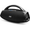 W-King Altoparlante Bluetooth wireless W-KING X20 nero