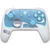 EasySMX S10, compatibile con Nintendo Switch/Switch 2, PC, dispositivi mobili, joystick TMR, tecnologia HD Rumble, colore bianco e blu, controller wireless