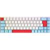 Cherry Tastiera wireless compatta Cherry MX-LP 2.1, bianca, con tecnologia MX LOW PROFILE RGB SPEED, connessione USB/Bluetooth, layout tedesco