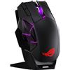 ASUS ROG Spatha X 65K, destro, sensore ottico, connessione wireless RF + Bluetooth + USB Type-A, 65000 DPI, nero