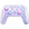 PXN P50 S, controller multipiattaforma (PC, mobile, Switch), con vibrazione HD, sensore a effetto Hall, funzionalità NFC, Bluetooth, colore rosa "Stardust", controller wireless