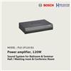 BOSCH AV PRO AMPLIFICATORE FINALE 120 W CON USCITA 100V-70V