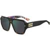 DSQUARED2 D2 0128/S Occhiali da sole Uomo (Pacco da 1)
