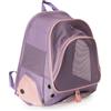 CAMON ZAINETTO TRASPORTINO BICOLORE (34 x 22 x 42 CM.) LILLA/ROSA