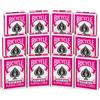 BICYCLE 12 Pezzi Carte Da Gioco Rosa Fuchsia Bicycle Rider Back Poker BULK USPCC