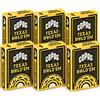 COPAG Set Di Carte Poker Jumbo Indice Grande Copag Texas Hold'em Nero In Plastica 100%